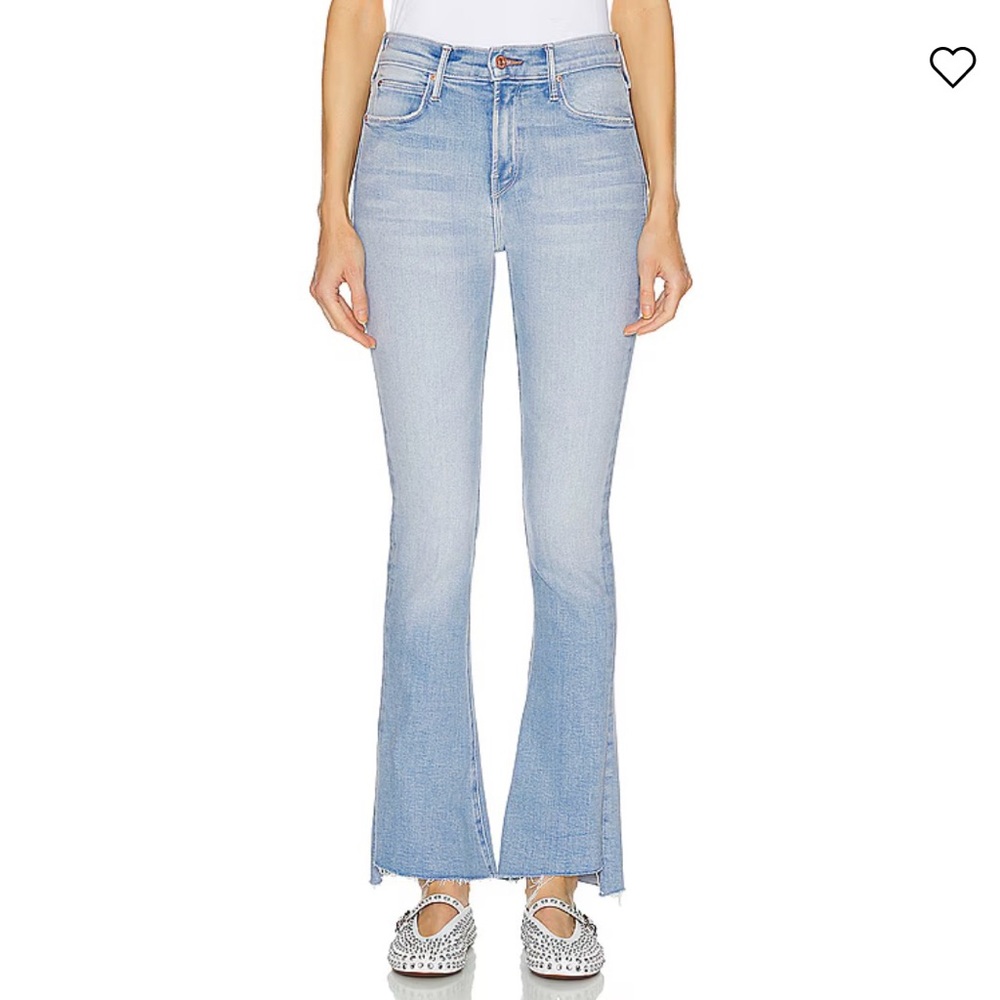 Mother “The runway step” frayed jeans